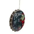 thumbnail image 2 of Northlight 11.75" Red and White Peace, Joy and Love Christmas Wall Decor, 2 of 5