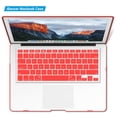 thumbnail image 4 of IBENZER Old Version (2010-2017 Release) MacBook Air 13 Inch Case (Models: A1466 / A1369), Plastic Hard Shell Case with Keyboard for Apple Mac Air 13, Red, W-A13-RD+2, 4 of 10