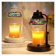 thumbnail image 2 of Colorful Candle Warmer Lamp with Timer and Lampshade Wax Melting Lamp Adjustable Height Pattern ,Fast Heating, 2 of 7