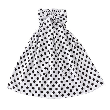 

Cathalem Summer Outfits for Girls Size 10-12 Toddler Kids Girls Floral Bohemian Flowers Bowknot Melon Dress Fir Kids 2yrs Dress White 3 Years