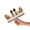 Tooth pink headband, variant on Cartoon Plush Giraffe Design Headbands Yoga Makeup Elastic Stretch Headband