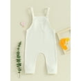 thumbnail image 3 of Bagilaanoe Newborn Baby Boys Girl Waffle Jumpsuit Sleeveless Romper Overalls 3M 6M 12M 18M 24M Infant Long Pants Casual Clothes, 3 of 8