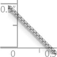 thumbnail image 5 of 14K White Gold Wg 1.1mm Box Chain (18 X 1.1) Made In Peru wlb110-18, 5 of 5