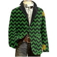 thumbnail image 2 of Ceisia Men's Corduroy Button-Up Party Coat with Pockets Stylish Casual Ceremonial Outerwear Gift, 2 of 8