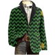 thumbnail image 2 of Ceisia Men's Corduroy Button-Up Party Coat with Pockets Stylish Casual Ceremonial Outerwear Gift, 2 of 8
