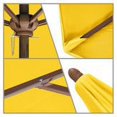 thumbnail image 2 of Astella 194061635711 9 ft. Wood-Grained Steel Market Patio Umbrella with Push Lift in Yellow Polyester, 2 of 3