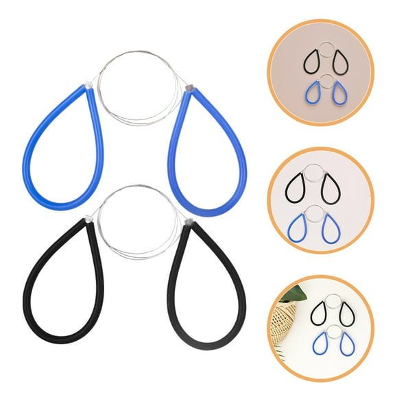 Soimiss 4pcs Pottery Wire Tool pottery supplies Assorted Color Trimming Ergonomic Handle for Beginners