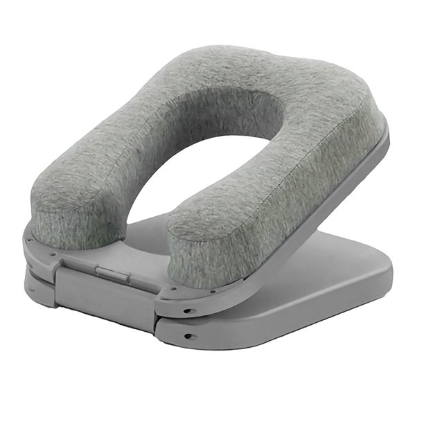 Almohada de espuma para dormir, almohada para el cuello, almohada gris Zulema almohada para la siesta del cuello del escritorio