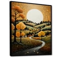 thumbnail image 2 of Designart "Countryside Reverie Painting V" Landscape & Nature Floater Framed Canvas Print, 2 of 7