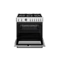 thumbnail image 4 of Bertazzoni Pro366bcfgmt Professional 36" Wide 5.9 Cu. Ft. Free Standing Gas Range -, 4 of 6