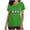 AA-Green, variant on Lucky Clover Rainbow Shirts for Women 2025 St Patrick's Day Short Sleeve Irish Shirts Loose Fit V-Neck Scrubs Tops with Pockets Green XXL on Sale Clearance