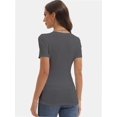 thumbnail image 2 of Women's Basic Short Sleeve T-Shirts - Crewneck Casual Tees for Summer, 2 of 6
