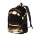thumbnail image 1 of Balery Golden Lips Modern Sculpture Mochila Clásica Impresa Básica para Viaje, Mochila Escolar Resistente al Agua, Mochila de Lona con Correas Ajustables-Small, 1 of 5
