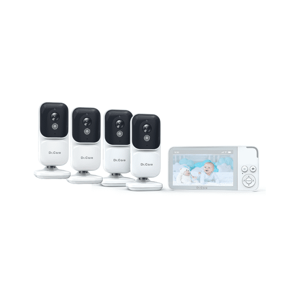 Dr.Care 3.5" Screen NeoView Video Baby Monitor （4camara 1monitor）