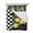 Black Yellow, variant on Quilts Full Size Bedding Set, Yellow Lemons Lightweight Quilted Comforter, Summer Botanical Fruit Buffalo Lattice Soft Reversible Bedspread Coverlet with Pillow Covers for All Season, 78" x 90"