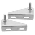 thumbnail image 1 of Miangastore 2pcs Stainless Steel Chest Freezer Door Hinge Refrigerator Door Handle for Replacement Fridge Refrigerator Parts Silver, 1 of 8