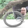 thumbnail image 5 of AQGT Outdoor Wire Saw Super Long Sharp Anti-rust Corrosion-resistant Portable Cutting Weed Survival Tool High Strength Stainless Steel Emergency Chainsaw Camping Gear, 5 of 8