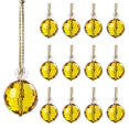 thumbnail image 1 of 8Pcs Iridescents Mini Christmas Glass Ornaments For Tree And Wedding Decorations Round Prisms Suncatcher With Chain Xmas Tree Decor, 1 of 1
