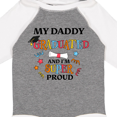 thumbnail image 4 of Inktastic My Daddy Graduated and I'm Super Proud Boys or Girls Long Sleeve Baby Bodysuit, 4 of 5
