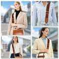 thumbnail image 4 of Wweixi Handbag Strap Replacement Stretchy And Not Easy To Break Scratch-proof Shoulder Bag Strap Bag Belt Brown, 4 of 6
