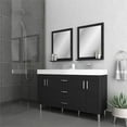 thumbnail image 2 of Alya Bath Ripley 56" Modern Wood Double Vanity with Acrylic Sink in Black, 2 of 6