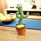 thumbnail image 5 of Cactus bailando, grabación de juguete de felpa para niños, canto, fiesta giratoria en movimiento, decoración del hogar, sombrero de Navidad, 5 of 5
