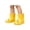 Yellow, variant on Cat Print Rain Boots for Girls Kids Lightweight Non Outdoor Garden Preschool Shoes Everyday Play Rain Boots