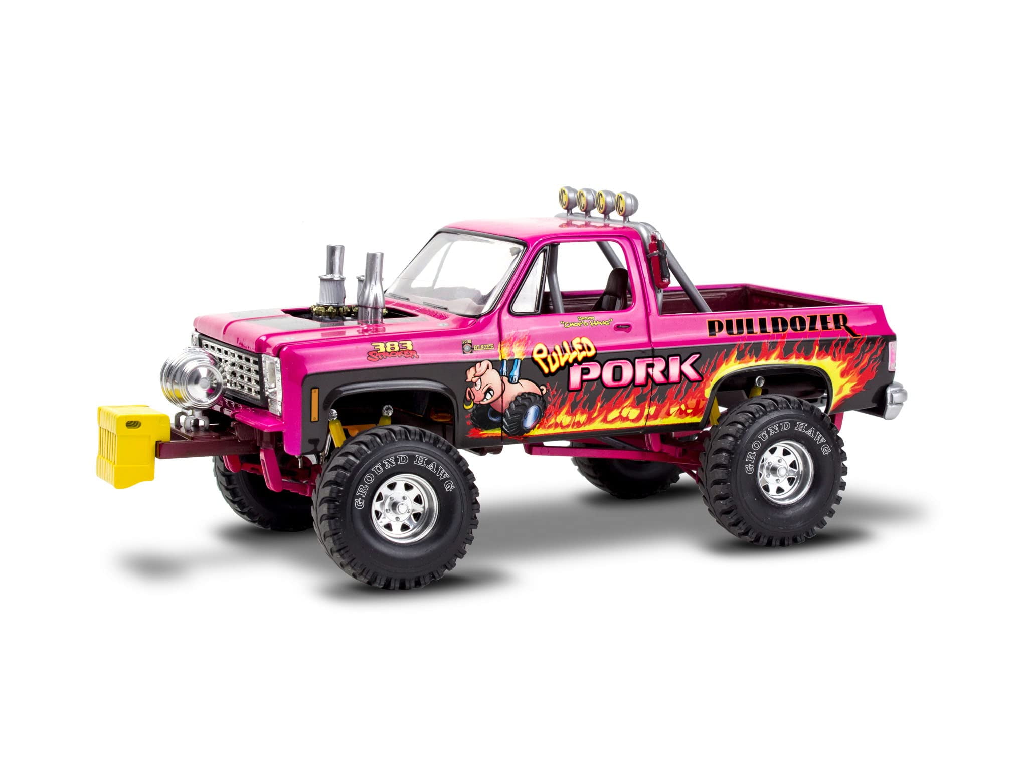Revell 1:24 Scale 1978 Chevrolet Blazer Pickup Truck “Pulled Pork Pulldozer” Model Kit – Level 4 Intermediate Build