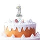thumbnail image 2 of Eye-Catching Number Candle Cake Topper For First Birthday Celebration Attractive Multi Color Design 1 Set, 2 of 2