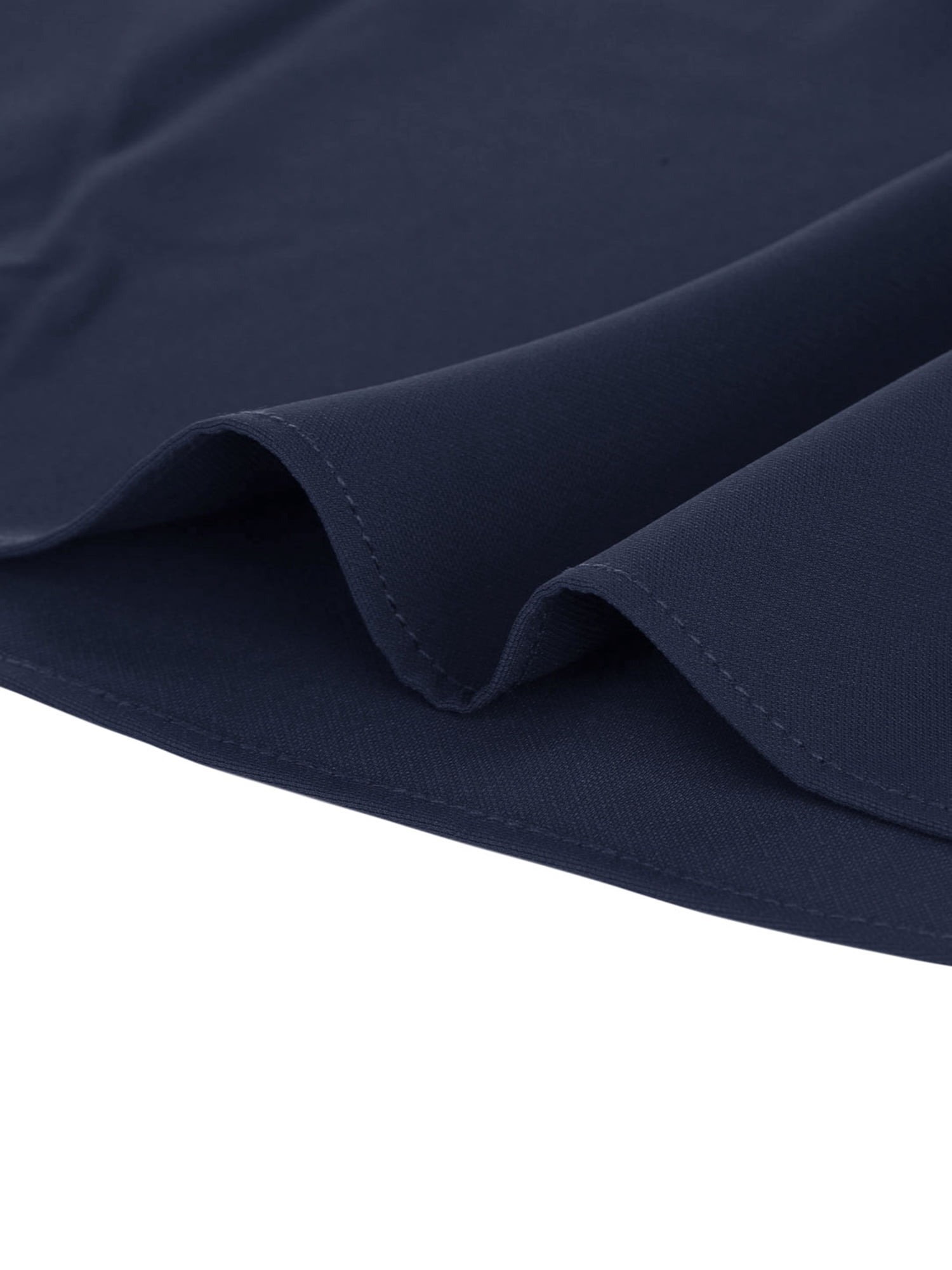 DARING DIVA Women's V Neck Casual Solid Cap Blouse Top S Dark Blue