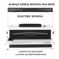 thumbnail image 2 of S20A Electric Card Loose-Leaf Punching Machine Spiral Plastic Ring Binding And Punching Machine Single Coil Binding Machine ,Pinpoint Punching, 2 of 7