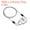 Silver, variant on Uxcell 2Set 3Digit Combination Padlock Steel Security Cable 1.6' Travel Lock Sky Blue