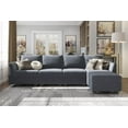 thumbnail image 1 of HONBAY Sectional Sofas, Bluish Gray Polyester, 1 of 6