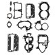 thumbnail image 1 of Gasket Kit Powerhead for /Evinrude 25/35Hp 2Cyl X-Ref 433941 18-4307, 1 of 5