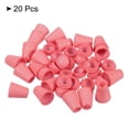 thumbnail image 3 of Unique Bargains Rose Red Bell End Stopper Cord Rope Lock, 20 Pack, 3 of 5