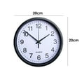 thumbnail image 4 of SAVALETOR Wall Clock Mute Movement Creative Watch with Simple Modern Design Silent Clock for Home Living Room Decoration (8in (20cm)), 4 of 11
