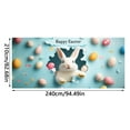 thumbnail image 3 of Easter Garage Door Decoration Happy Easter Garage Door Banner Large Easter Bunny Egg Spring Flower Cover Background Decal For Outdoor Indoor Hanging Party Supplies, 3 of 8