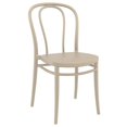 thumbnail image 1 of Siesta Exclusive ISP252-DVR Victor Resin Outdoor Chair, Taupe, 1 of 6