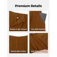 thumbnail image 2 of Gleelist Women's Plus Size Dress Pants High Waist Wide Leg Work Pants Flowy Business Casual Palazzo Slacks Trousers with Pockets(XL-5XL), 2 of 6