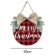 thumbnail image 2 of Adornos navideños, letras de madera, letrero de bienvenida para puerta., 2 of 5