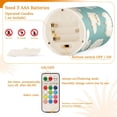 thumbnail image 4 of Electronic Candle Light Combination 3x5In, 3x4In Flameless Candle Plastic Festive Decoration Party Christmas Decoration Super Cute Sheep, 4 of 7