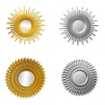 thumbnail image 1 of Paquete de 4 Espejos de Maquillaje Colgantes Adornados para , , Pared, Espejos, 1 of 8