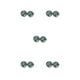 thumbnail image 3 of Jumpingount Pendientes Aro de acero inoxidable Gotas para los oídos Espárragos Magnífico regalo Verde mixto Verde mixto 5Conjunto, 3 of 6