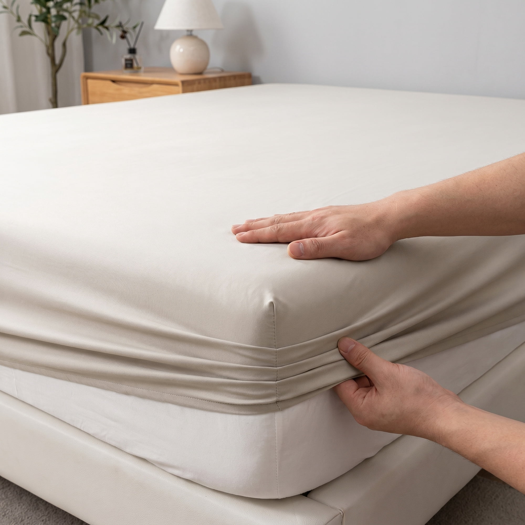 Unique Bargains Microfiber Bed Sheet Cooling for Comfortable Sleep 59.1"x78.7" Silver Grey