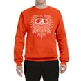 thumbnail image 2 of Wild Bobby, Live To Ride Motto Motorcylce Club Cars and Trucks Unisex Crewneck Graphic Sweatshirt, Orange, Small, 2 of 3