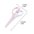 thumbnail image 4 of Kids Safety Scissors With Plastic Blades, Rounded Tips, Bright Colors And Easy-Grip Handles For Paper Cutting, Craft Projects And School Use, 5X3X1In 0.1Lb, 4 of 9