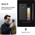 thumbnail image 6 of TUDIA Arch S AT&T Calypso U318AA Phone Case / Cricket Vision 3 Phone Case - Black, 6 of 6