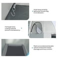 thumbnail image 5 of Ktaxon Camping Shower Tent, Waterproof Pop Up Single Changing Tent, Portable Dressing Room, Outdoor Privacy Tent for Beach, HIking, Photography Studio, Blue & White, 5 of 7