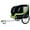 Black+Green + Steel, variant on Large Folding Bike Trailer for Dogs – 66LB Capacity All-Terrain Pet Carrier, Durable Steel Frame for Cycling, Jogging, Camping & Outdoor Adventures, Purple+Black