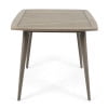 thumbnail image 7 of GDF Studio Ivan Outdoor Acacia Wood Square Dining Table Gray, 4 Person, 7 of 7